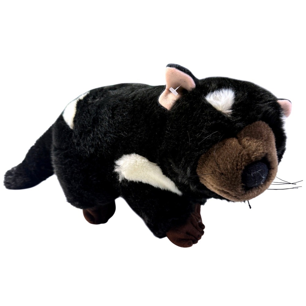 Bocchetta Tasmanian Devil Plush 14in Realistic Australian Wildlife Stuffed Toy